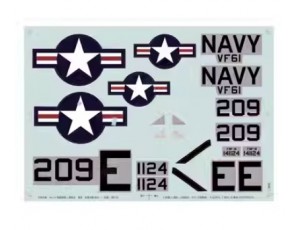 Freewing F9F-8 Cougar 80mm EDF Jet Decal Set A